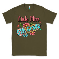 Army Green little miss fifth grade Classic Tee - Jasminsmagicworld