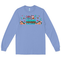 Colony Blue coffe gives me teacher powers libbey glass Long Sleeve Tee - BundleAndBundleShop