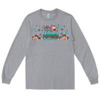 Heather Grey coffe gives me teacher powers libbey glass Long Sleeve Tee - BundleAndBundleShop