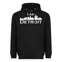 I Am Detroit Heavyweight Hoodie | Teevron