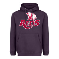 Plum queensland reds rugby Heavyweight Hoodie - linhVisuals