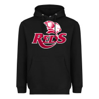 Black queensland reds rugby Heavyweight Hoodie - linhVisuals