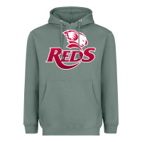 Sage queensland reds rugby Heavyweight Hoodie - linhVisuals