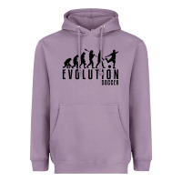 Lavender soccer evolution Heavyweight Hoodie - linhVisuals