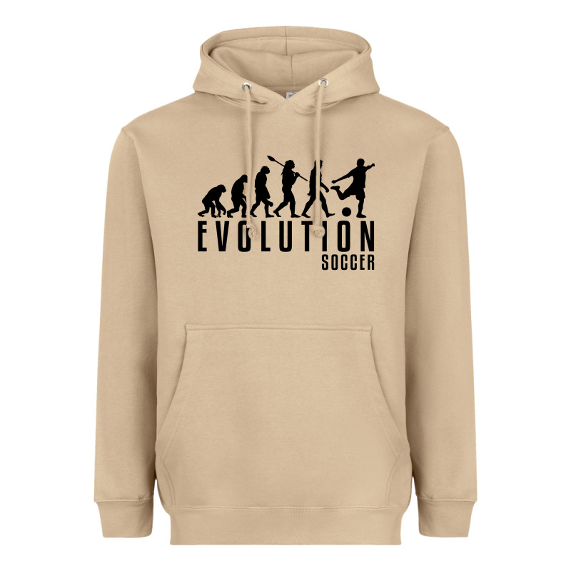 Soccer Evolution Heavyweight Hoodie by linhVisuals | Teevron