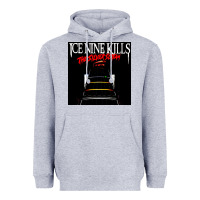 Heather Grey ice nine kills 16 Heavyweight Hoodie - linhVisuals