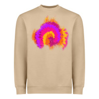 Mushroom tie dye glitter patch Heavyweight Sweatshirt - AdoDesignShop