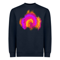 Navy tie dye glitter patch Heavyweight Sweatshirt - AdoDesignShop