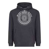 Smoke BBS Wheel Heavyweight Hoodie - linhVisuals
