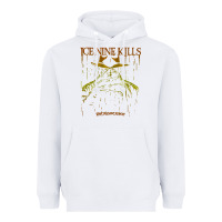 White Ice Nine Kills Heavyweight Hoodie - linhVisuals