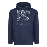 Navy Ice Nine Kills Heavyweight Hoodie - linhVisuals
