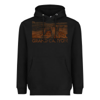 Black grand canyon Heavyweight Hoodie - linhVisuals
