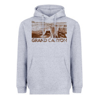 Heather Grey grand canyon Heavyweight Hoodie - linhVisuals