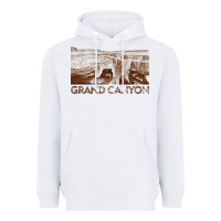 White grand canyon Heavyweight Hoodie - linhVisuals