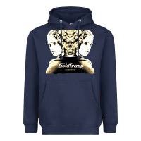 Navy felt montain goldfrapp Heavyweight Hoodie - linhVisuals
