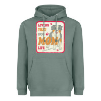 Sage australian shepherd mom t  shirt living that dog mom life australian s Heavyweight Hoodie - linhVisuals