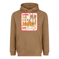 Toasted Coconut australian shepherd mom t  shirt living that dog mom life australian s Heavyweight Hoodie - linhVisuals