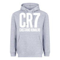 Heather Grey Cristiano CR7 Heavyweight Hoodie - linhVisuals