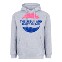 Heather Grey The Jesus And Marychain Heavyweight Hoodie - linhVisuals