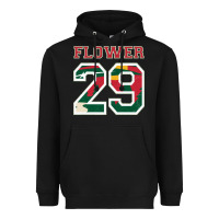Black flower 29 wild goalie fleury minnesota pro ice hockey design Heavyweight Hoodie - linhVisuals