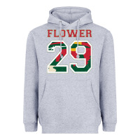 Heather Grey flower 29 wild goalie fleury minnesota pro ice hockey design Heavyweight Hoodie - linhVisuals