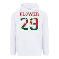 White flower 29 wild goalie fleury minnesota pro ice hockey design Heavyweight Hoodie - linhVisuals