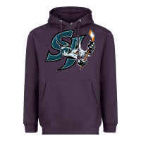 Plum the barracuda san jose Heavyweight Hoodie - linhVisuals