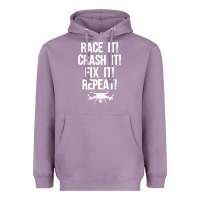 Lavender funny drone racing design men women drone pilot rc racers Heavyweight Hoodie - linhVisuals