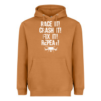 Meerkat funny drone racing design men women drone pilot rc racers Heavyweight Hoodie - linhVisuals