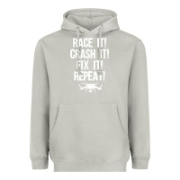 Moon Dust funny drone racing design men women drone pilot rc racers Heavyweight Hoodie - linhVisuals