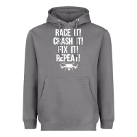 Storm funny drone racing design men women drone pilot rc racers Heavyweight Hoodie - linhVisuals
