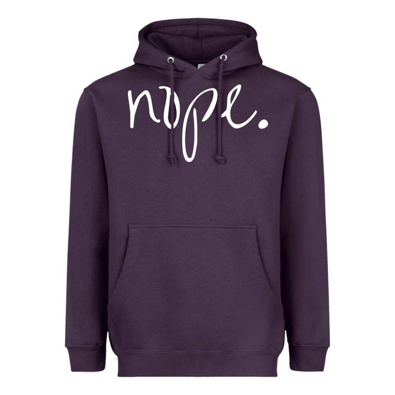 Funny Nope Heavyweight Hoodie by linhVisuals | Teevron