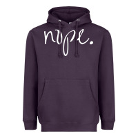 Plum funny nope Heavyweight Hoodie - linhVisuals