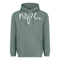 Sage funny nope Heavyweight Hoodie - linhVisuals