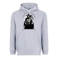 Heather Grey hunt showdown louisiana outlaw Heavyweight Hoodie - linhVisuals