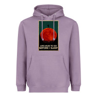 Lavender hiking and miles to go before i sleep Heavyweight Hoodie - linhVisuals