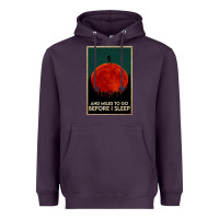 Plum hiking and miles to go before i sleep Heavyweight Hoodie - linhVisuals