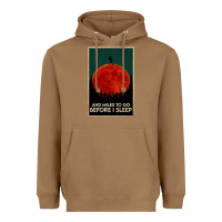 Toasted Coconut hiking and miles to go before i sleep Heavyweight Hoodie - linhVisuals