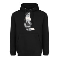 Black australian shepherd Heavyweight Hoodie - linhVisuals