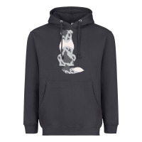 Smoke australian shepherd Heavyweight Hoodie - linhVisuals