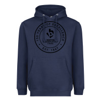 Navy boston conservatory Heavyweight Hoodie - linhVisuals