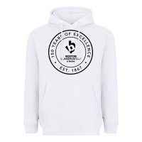 White boston conservatory Heavyweight Hoodie - linhVisuals