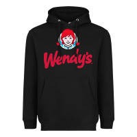 Black wendys restaurant Heavyweight Hoodie - linhVisuals