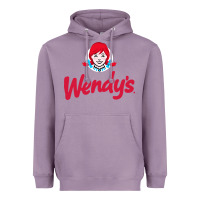 Lavender wendys restaurant Heavyweight Hoodie - linhVisuals