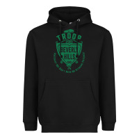 Black troop beverly hills single color Heavyweight Hoodie - linhVisuals