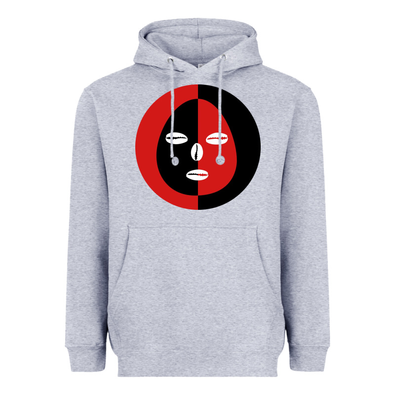 Eleggua 2 Colors Face Heavyweight Hoodie by linhVisuals | Teevron
