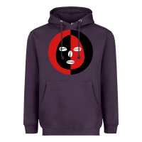 Plum eleggua 2 colors face Heavyweight Hoodie - linhVisuals