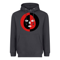 Smoke eleggua 2 colors face Heavyweight Hoodie - linhVisuals