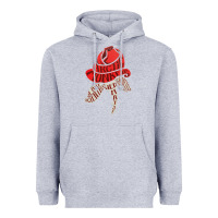 Heather Grey #arcticmonkey Heavyweight Hoodie - linhVisuals
