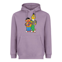 Lavender bert and ernie Heavyweight Hoodie - linhVisuals